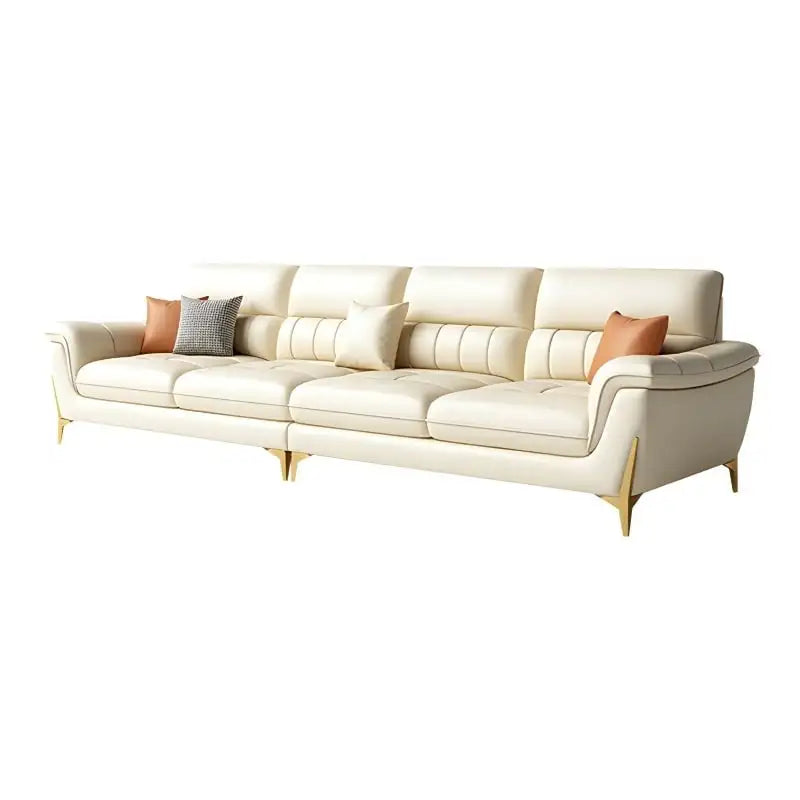 modern cream sofa set pure leather couch buy sofa online